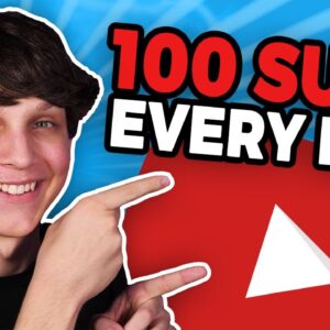 How to Get 100 Subscribers Every Day on YouTube 📈 (Get Subscribers on YouTube Fast)