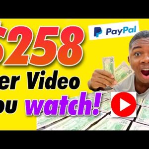 Earn $258 Per Video You Watch For FREE! | Make Money Online Watching Videos