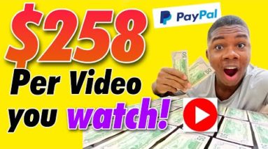 Earn $258 Per Video You Watch For FREE! | Make Money Online Watching Videos