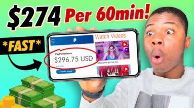 FASTEST Way To Earn $274 Per HOUR Watching Videos! (Make Money Online 2021)