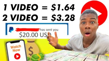 Earn $1.64 Per Video You Watch For FREE! *NO LIMIT* (Make Money Online)