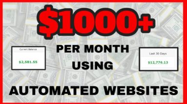 Earn Money With Automated Websites [Set And Forget] EASY MONEY