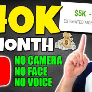 How To Make Money On YouTube Without Showing Your Face ($1,000/Day) Full Tutorial!