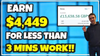 Earn $4449 From Less Than 3 Minutes Work!