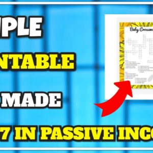 Make Money Online Selling SIMPLE Printables [Step By Step]