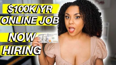 NEW Online Jobs And Remote Jobs! $100K Job Available Now!