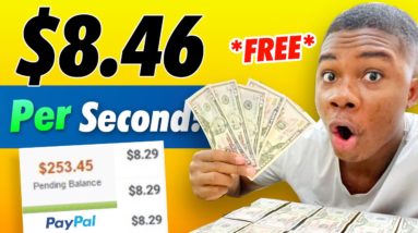 Get Paid $8.46 Every Second For Free! *NO CAP* (Make Money Online 2022) | Michael Cove