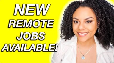 NEW Remote Jobs Available Now 2022!