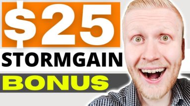 STORMGAIN PROMO CODE $25: How to Get STORMGAIN BONUS $25? (2022)