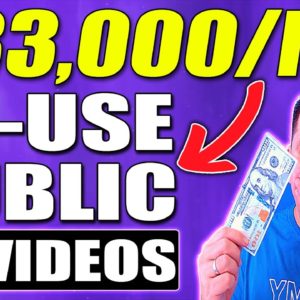 How to Make Money On YouTube Re-Using Other People's Videos For Free To Earn $20,000+ A Month