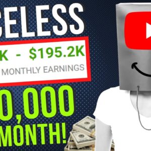 FACELESS YOUTUBE CHANNEL IDEAS: This One Can Make You $20,000+ a Month For Free!