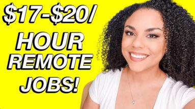 Work From Home Remote Jobs! ($20/Hour)
