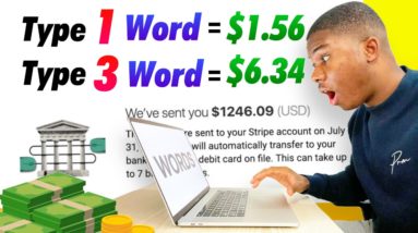 Get Paid $1246 Just To Type Words! (Earn $1.56 Per Word) - Make Money Online 2022
