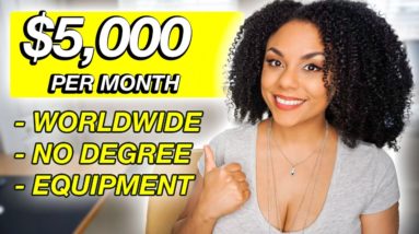 Work From Home Job Worldwide. No Degree Needed. Equipment Allowance!