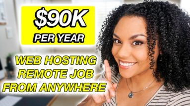 $90k Per Year Work From Home Job Worldwide!