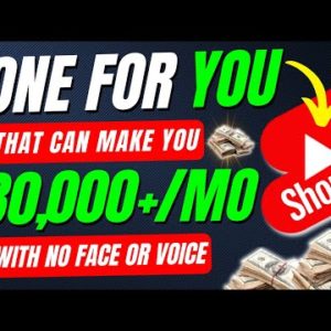 How To Make Money On YouTube Shorts WITHOUT Making Videos YOURSELF ($30,000+ A Month Niche)