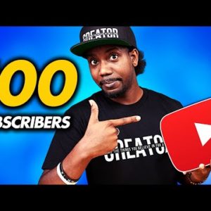 EXACTLY How to Get Your First 100 Subscribers on YouTube in 2022