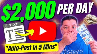 Earn $2,000 A Day On YouTube Turning Simple Text Into Videos | How To Make Money On YouTube