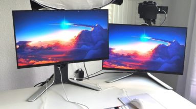 Ultimate Dual Monitor Desk Setup (Work From Home and Content Creation)