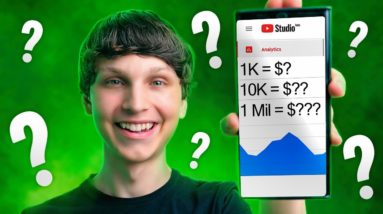 How Much a YouTube Channel Can Earn at 1K, 100K, and 1 Mil Views