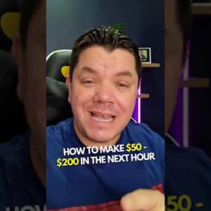 How To Make $200 in The Next One Hour EASY MAKE MONEY ONLINE SIDE HUSTLE 🤫 #Shorts