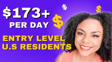 $173 Per Day, Entry Level, No Degree Needed Remote Jobs!