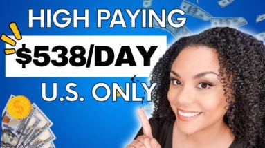 $538 Per Day, Online Job Great Benefits! US Remote