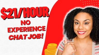 No Experience Work At Home Job Pays $21 Per Hour! U.S. Only!