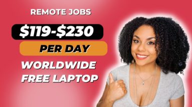 Work From Home Jobs 2023 Hiring Globally! Remote Jobs Worldwide, Flexible Free Laptop!