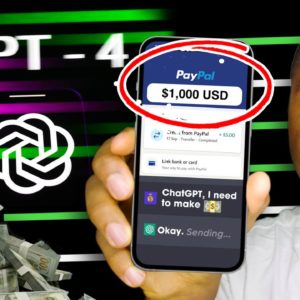 Earn Your First $1,000 FAST Using ChatGPT-4! (New Money-Making AI Bot)