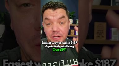 NEW ChatGPT TRICK Earns $187.55 AGAIN & AGAIN With Affiliate Marketing!