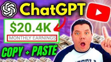 Earn $20,000 a Month | Copy & Paste VIRAL VIDEOS Using ChatGPT & AI (LEGALLY) Make Money on YouTube