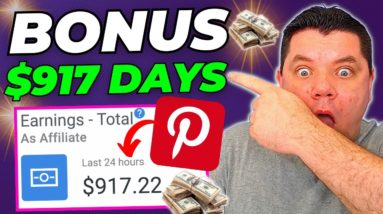 Pinterest Affiliate Marketing - SECRET Method To Easy $917 Days! (NEW STRATEGY)