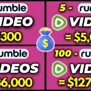 Earn BIG: $283 Per Video With a Rumble Affiliate Marketing USING Other's Videos!