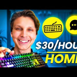 Make $30 Per Hour With Typing Jobs From Home | No Experience Needed