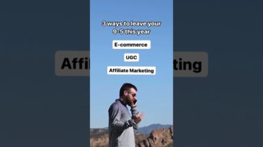 3 Ways To Leave Your 9-5 This Year