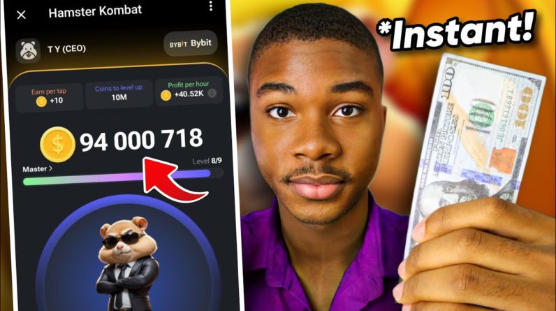 Hamster Kombat Tutorial For Beginners - TAP Screen & Earn FREE Money INSTANTLY!