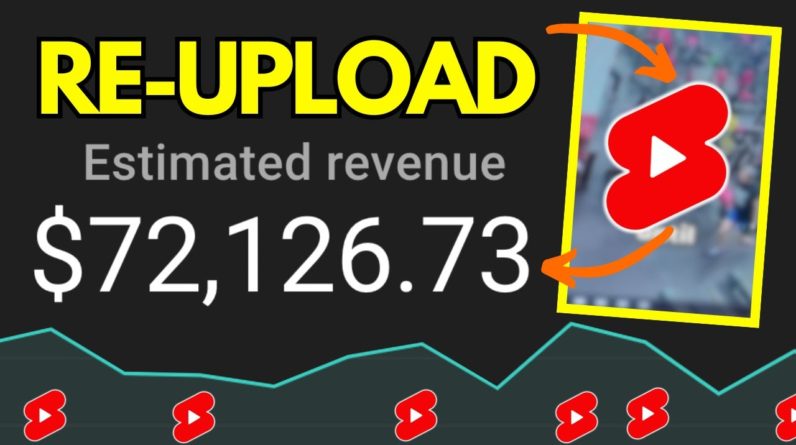 How to Make Money on YouTube Without Making Videos - $1,618 Days Re-Uploading Shorts (WITH PROOF)