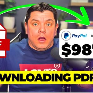 How I Made $987 Downloading FREE PDFs (Step-by-Step) Make Money Online