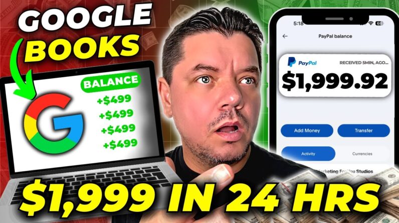 How To Make $1,999 In Passive Income With Google Books and AI