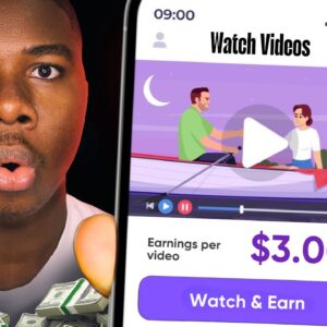 This App Pays $3.00 PER MIN To Watch Videos! *No Limit* (Free Money Online 2025)